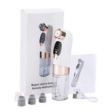Hailicare New Upgraded Blackhead Remover With Micro-Bubble Design, Angled Tip For Different Skin Types, USB Rechargeable - White - View 13