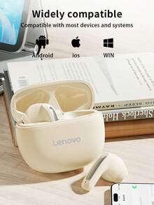 Lenovo 联想EA140蓝牙耳机无线耳夹开放式非入耳式长续航运动跑步耳挂通话中文包装 - 黑色 - 查看 8