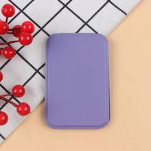 1个便携式极简化妆镜，可折叠，人造革材质，可调节桌面支架，高清穿衣镜，个人化妆小镜，补妆镜，适合宿舍和办公桌使用 - 彩色 - 查看 17