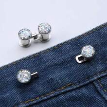 1pc Women's Simple & Elegant Seamless Adjustable Waist Belt, Suitable For Pants, Skirts, Dresses, Sweaters, Casual & Elegant Fashion Design With Faux Pearl, Rhinestone, Flower Decor, Minimalist Waist Cincher. Suitable For Daily Wear And As A Gift - Multicolor - View 10