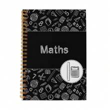 1Pc 5.5x8.3inch Smart Calculation Spiral Notebook Built-In Mathematical Grids Durable Hardcover With Engineering Formulas Scientific For STEM Students Financial Planning Office Accounting Professional Note-Taking Tools