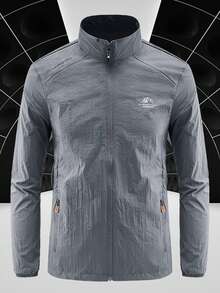 Men's UV+ Sun Protection Jacket - Breathable, Waterproof And Ultra Lightweight For Outdoor Sports - Gris - Ver 2