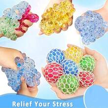 1/2/6/12/36 PIEZAS Pelotas antiestrés Fidget, juguetes antiestrés Squeeze Balls para niños y niñas, premios escolares, regalos de fiestas, juguetes Squish Fidget, regalos de fiesta de cumpleaños, relleno de bolsas de regalo, relleno de piñatas, relleno de bolsas de regalos, estilo y color aleatorios
