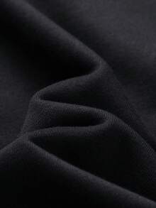 Customizable Plus Size Black Crew Neck Sweatshirt, Add Your Favorite Design To Your Clothes, You Are Already Handsome/Beautiful!