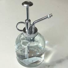 Vintage Glass Plant Mister Spray Bottle, Retro Pressure Watering Can For Indoor Plants, Decorative Small Water Sprayer With Metal Nozzle, Ideal For Succulents & Houseplants Care, Leak - Proof Design
