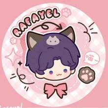 1pc New Q-Version Love And Deep Space Doujinshi Meow Home Series Peripheral Collection, Badge Keychain, Birthday Gift - Christmas Gift - Halloween Gift - Perfect Gift - Gift - Multicolor - View 9