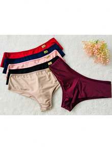 Microfiber Double String Panty Kit Comfort Butt Lifting Does Not Mark Women's Lingerie - 彩色 - 查看 3