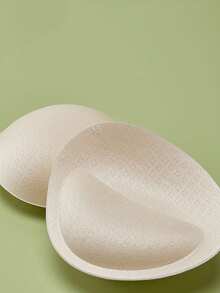 1对加厚6厘米内衣罩杯小胸垫可拆洗丰胸垫插入增加衬垫内衣文胸配件 - 杏色 - 查看 3