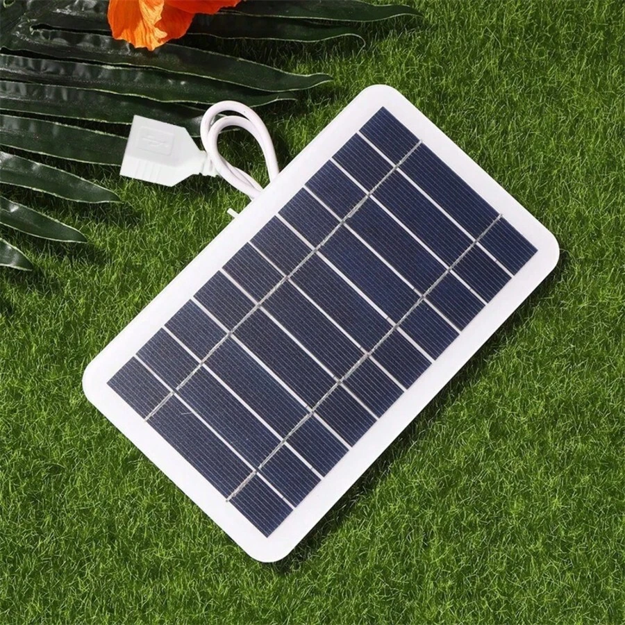 1pc Durable Magnetic Solar Charger Panel, 5V USB Output, Detachable Photovoltaic Module, Stabilized Power Supply For Power Banks, Phones, Outdoor Camping, Home, RV Use
