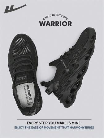  Warrior Fashionable Retro Men's Sports ShoesSpring And SummerComfortable Running Shoes Modest Style Casual Yet Sleek Sneakers Applicable Throughout The Year Wear-Resisting All-Day Wear Training Sneakers Soft Sole