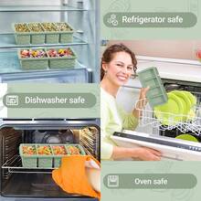 Silicone Freezer Molds For Soup With Lid, 1-Cup & 2-Cup Large Ice Cube Trays Food Storage Containers For Meal Prep, Freeze 250mL/125mL Portions – 2 Pack - 綠色 - 查看 7