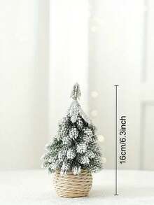 4 cây thông Noel nhân tạo nhỏ - Cây thông mini phủ tuyết có đế vải lanh, không cần lắp ráp, trang trí để bàn chân thực thích hợp cho gia đình, văn phòng hoặc quà tặng - Vật liệu PE và nhựa, tiết kiệm không gian trang trí ngày lễ, trang trí cây thông Noel, thiết kế đế dệt trang trí nhà trang trí Giáng sinh trang trí phòng trang trí Giáng sinh mùa đông quà tặng Giáng sinh trang trí nhà trang trí Giáng sinh - Nhiều màu - Xem 6