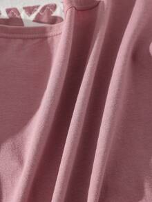 4-Piece Set Of Pink Hearts Underwear Women High Waist Comfort Ropa Interior De Mujer Autumn And Winter Seasons Cotton Underwear Women High Quality Panties For Women - 彩色 - 查看 10