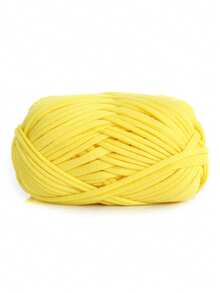 Premium Polyester Crochet & Knitting Yarn - 1pc, 100G Each, 30m Length - Ideal For DIY Projects, T-Shirts, Slippers & Baskets,Fabric Strip Handmade Weaving Diy Bag, Toy, Shoe, Carpet, Organizing Basket Thread