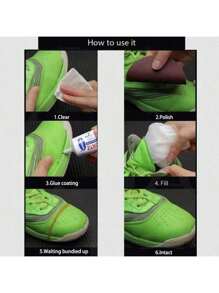 快干鞋修补胶 | 通用皮革和织物粘合剂 | 亲肤、防水、不硬化 | 修复鞋底分离，多用途粘合（60毫升）