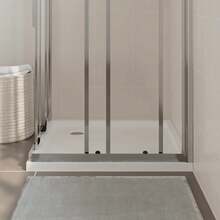 vidaXL Square ABS Shower Base Tray  31.5"X31.5" - White - View 3