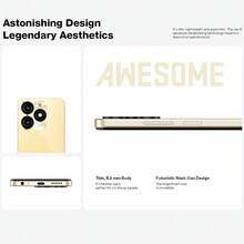 itel A70 256GB+4GB，6.6英寸高清+超窄底框+侧指纹+旗舰复合板外观，5000mAh长续航+Type-C 10W快充 - 金色 - 查看 2