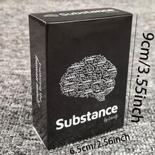 90 张发人深省的卡片 - 深度对话启动器，简约的大脑设计 - 兼容 2-6 名玩家 - 非常适合约会之夜、游戏之夜，是送给情侣的完美礼物， - 黑色 - 查看 2