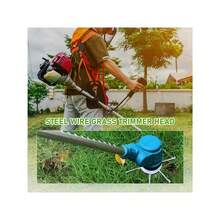 Universal 3/6 Blade Wire Trimmer Head – Electric Tool Accessory For Garden/Sidewalk/Pavement Cleaning & Lawn Mower Edging - 1Pcs (six blades) - View 6