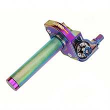 22 mm (7/8 po) Poignée d'accélérateur de moto, assemblage d'accélérateur à torsion rapide en alliage d'aluminium usiné, convient pour CRF CR YZ EXC SSR TTR DRZ DR RM CRF50 XR50 50 70 110 125 230 250 Moto tout-terrain - A - Voir 10