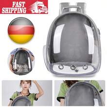 2er Set Katzen-Rucksack mit vorderem Sichtfenster – Tragbarer, atmungsaktiver Transportrucksack für Katzen | Praktische Reisetasche mit sicherer Kapsel-Form für sicheres und komfortables Unterwegs-Sein