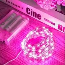 1 buah Lampu Hias Plastik 10/20/30/50/100/200 LED, Panjang 1/2/3/5/10/20M, Lampu Dekoratif Lucu yang Dapat Diperpanjang untuk Rumah - MultiWarna - View 7