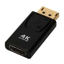 4K DisplayPort To HDMI Compatible Adapter Converter Display Port Male DP To Female HD TV Cable Adapter Video Audio For PC TV