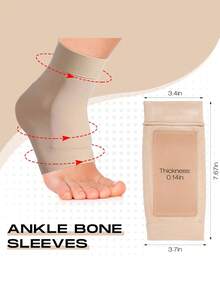 Heel Protector Sleeves, Comfortable, Soft, Non-Slip, Foot Sleeve, Sports Socks