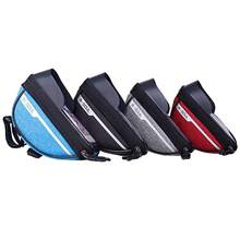B-SOUL Bicycle Front Beam Bag, Bike Handlebar Bag, Rainproof Touchscreen Cycling Bag, 1L Large Capacity Multi-Function Bag - Multicolor - View 7