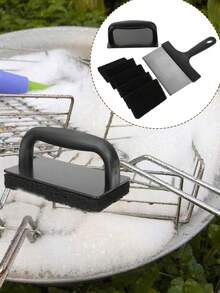 1Pc Grill Cleaning Bricks,With Heat Resistant Handle,Pumice Griddle Cleaning Stone,Multifunctional Stain And Oil Cleaning Brush That Can Be Cut,Removing Stains For BBQ,Swimming Pool,Sink,Suitable For Stoves,Sinks,Tableware,Frying Pans,BBQ Net Cleaning,Kitchen,Bathroom,Home,Household Supplies Christmas For Holiday Gift Giving