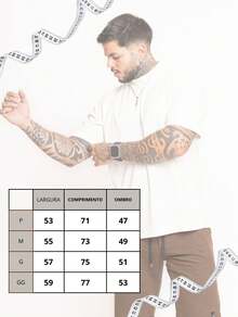 Kit 2 Oversized Premium Cotton Street Style T-Shirts - 灰色和棕色 - 查看 11