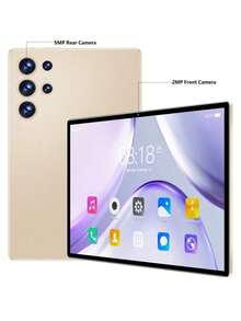 Qetupa 10.1 Inch Android 14 Tablet PC, 3GB RAM + 64GB ROM, MTK 6755 Octa-Core 1.8GHz Processor, HD (1280x800) IPS Touchscreen, Supports Bluetooth 5.2, 802.11ac WiFi 5, GPS, 2MP Front Camera And 5MP Rear Camera, 6000mAh Large Capacity Battery