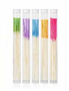 70条/140条/160条黄色、蓝色、绿色、玫红色和紫色耳道清洁线，适用于男士和女士清洁耳道污垢。日常用品，家庭小礼物和惊喜，学校，返校，旅行，旅行必需品，家居必需品，耳朵清洁器 - 彩色 - 查看 2