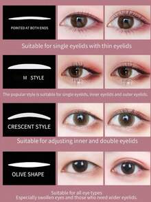 Eyelid Tape, 480 Pieces Double Eyelid Sticknaturally Invisible Double Eyelid Tapeeyelid Lift Strip,Makeup,Cheap,Room Decor,Vanity,Travel,Bedroom,Makeup Accessories,Cheap,Stocking Stuffers,Makeup,Makeup Tools,Cheap Stuff,Gifts,Gifts For Women,Christmas Gifts - White - View 5