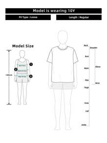 Tween Girls Smile Letter Print Round Neck Casual Short Sleeve T-Shirt, Suitable For Spring And Summer, Soft And Comfortable - Hot Pink - View 7