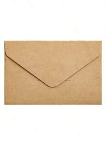 10 pezzi/20 pezzi/40 pezzi/50 pezzi Buste di carta kraft mini, stile minimalista estetica vintage per lettere d'amore, inviti di matrimonio, posta per ufficio, colori assortiti torna a scuola
