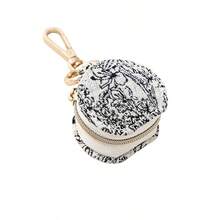 Mini organizador de joyas, estuche de viaje para joyas, cajas para pendientes, collar, anillo, bolso portátil, caja de joyas de cuero - A - Ver 10