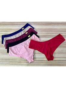 Microfiber Double String Panty Kit Comfort Butt Lifting Does Not Mark Women's Lingerie - 彩色 - 查看 2