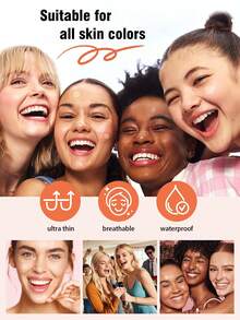 1440片透明脸贴，装饰性透明脸贴，可爱波点设计，高效便捷的脸部装饰产品，适用于圣诞节、冬季、粉色系、毕业季、生日、节日、夏季等各种场合。规格：1080/720/360/180/72/36片/包