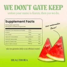 Abronikey Natural Glow Tanning Gummies – Astaxanthin, Lycopene & Beta Carotene – Daily Radiance Support – Sour Watermelon Flavor – Vegan, 60 Gummies - Gói 1 - Xem 5