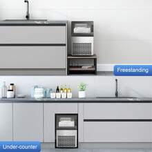 Commercial Ice Maker Machine 79Lbs/24H, Self-Cleaning Freestanding Ice Maker With 13Lbs Storage, 36 Cubes In 11 Mins, LED Display For Home, Bar, Restaurant, Coffee Shop, Office, Outdoor - Xem 11
