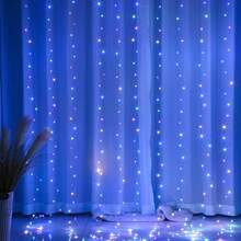 LED Garland Curtain Lights, 8 Modes, USB Powered With Remote Control, Fairy String Lights, Suitable For Wedding, Christmas And Holiday Home Decor - Multicolor - View 17