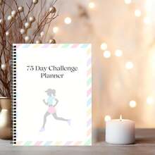 75 Day Color Adult Challenge Plan Book - Fitness And Weight Loss Tracker, Including Weekly Exercise, Diet And Hydration Plans, Progress Measurement, And Health Goals -70 Pages, Spiral Binding, Colorful Design, Exercise Tracker | Color Tracker | Spiral Binding Plan Book, Fitness Plan