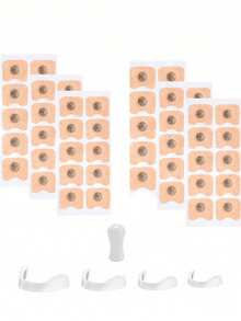 60pcs Magnetic Nose Strips, 4pcs Nose Clips And 1pc Magnetic Nose Expander, External Strips, Inhalable Strips, Magnetic Strips And Nose Expander Set, Unisex, Suitable For Sports, Home, Travel And Business Trips. An Ideal Gift For Family, Friends And Loved Ones. - 彩色 - 查看 13