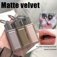[6-Piece Limited Edition] KAKASHOW Velvet Lip Mud - Matte Non-Drying & Transfer-Proof | Long-Lasting Plumping Color | Festival/Party/Stage Must-Have | Christmas/Halloween/Valentine's Gift For Teens & Women - 彩色 - 查看 1