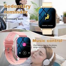 New 1.83 Inch Full Touch HD Fashion Smart Watch With (Dial, Answer) Wireless Call Function, Massive Watch Faces, Exercise Monitoring, Message Reminder View, Multiple App Reminders, Suitable For Android And IOS Phones, A Perfect Gift For Men And Women - Multicolor - View 7