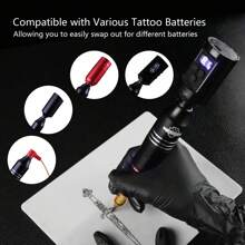 YILONG Tattoo Pen Kit, Tattoo Kit, Tattoo Machine Kit With Power Supply 7 Tattoo Inks, 10pcs Tattoo Needles For Beginers