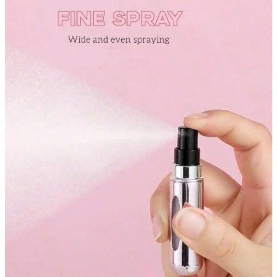 Refillable Travel Atomizer Set,  Multiple Colors Available - bright pink - View 1