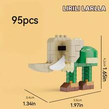 Seria klocków Starożytne Stworzenia, seria AI Shanhaijing, Zabawki z klocków Nieznane Stworzenia, Zabawki z klocków dla dzieci, Zwierzęta z klocków o unikatowych kształtach, Edukacyjne zestawy montażowe i konstrukcyjne, Rekin, Bombowiec Krokodyla, Drewniany Człowiek, Duch Drzewa, Żaba z Opon, Słoń Kaktusowy, Małpka Bananowa, Zabawki do Eksploracji Nieznanego dla Dzieci, Idealne jako kreatywne prezenty, Prezenty świąteczne, Prezenty urodzinowe