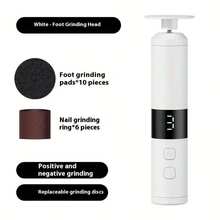 1pc Rechargeable Electric Foot Polisher, Thick Leather Foot Polishing Device, Foot Polisher - Digital Display Two-in-one - View 15